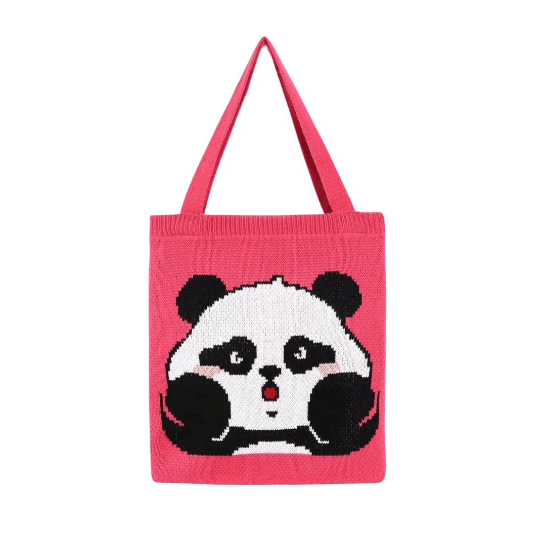LayAura 3 CUTE KNITTED TOTE BAG
