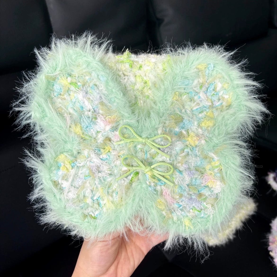 LayAura 4 FLUFFY HANDMADE BUTTERFLY BAG