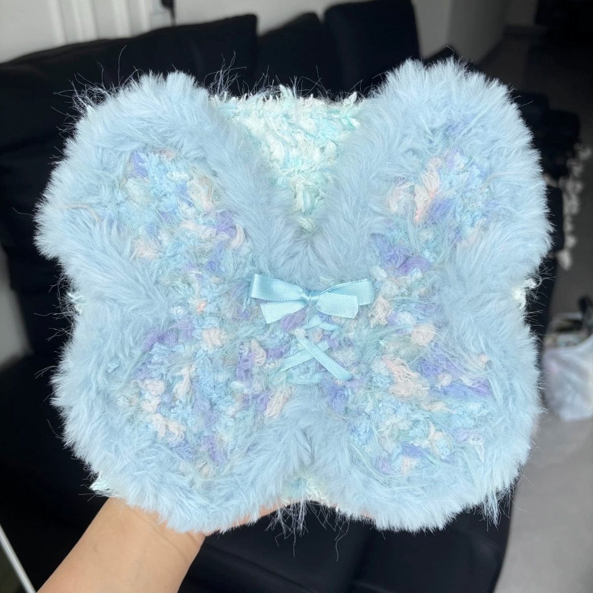 LayAura 7 FLUFFY HANDMADE BUTTERFLY BAG