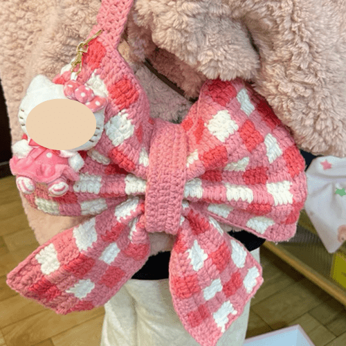 LayAura CROCHET BOW BAG 🎀