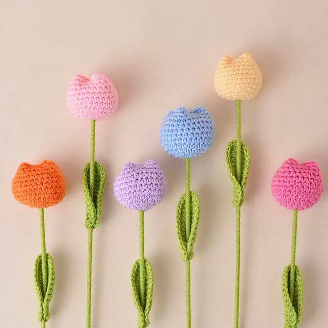 LayAura CROCHET TULIP FLOWER