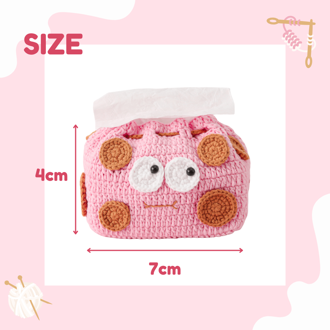 LayAura CUTE CROCHET TISSUE COVER