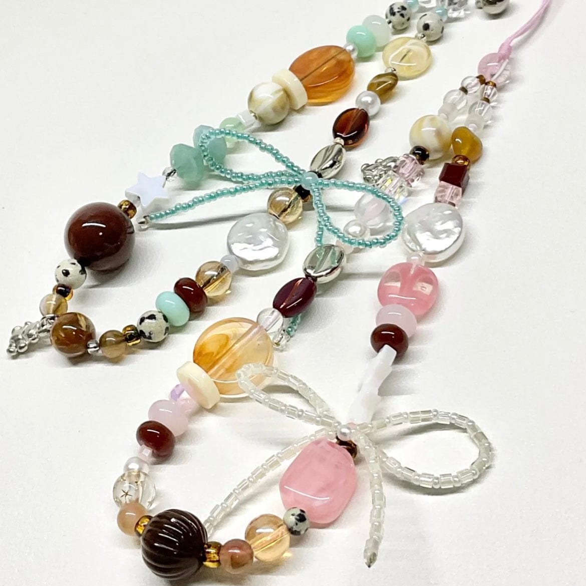 LayAura HANDMADE BEADED PHONE CHARM STRAP