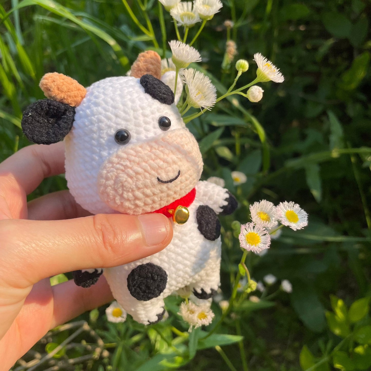 LayAura HANDMADE CROCHET COW