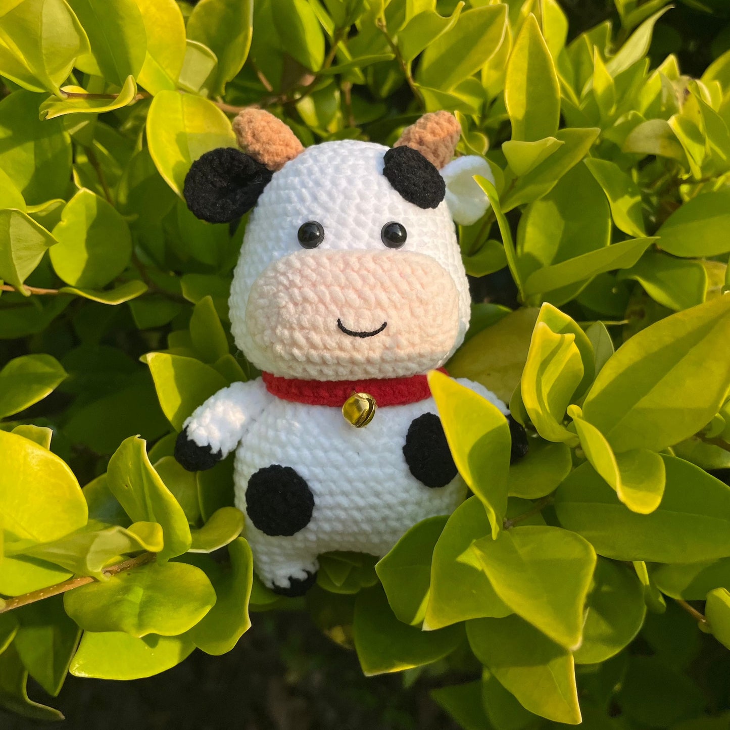 LayAura HANDMADE CROCHET COW