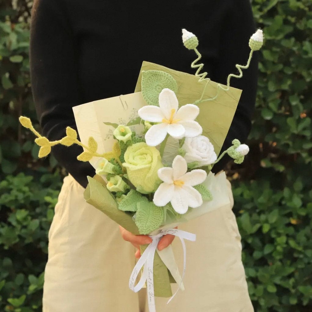 LayAura HANDMADE CROCHET FLOWER BOUQUET