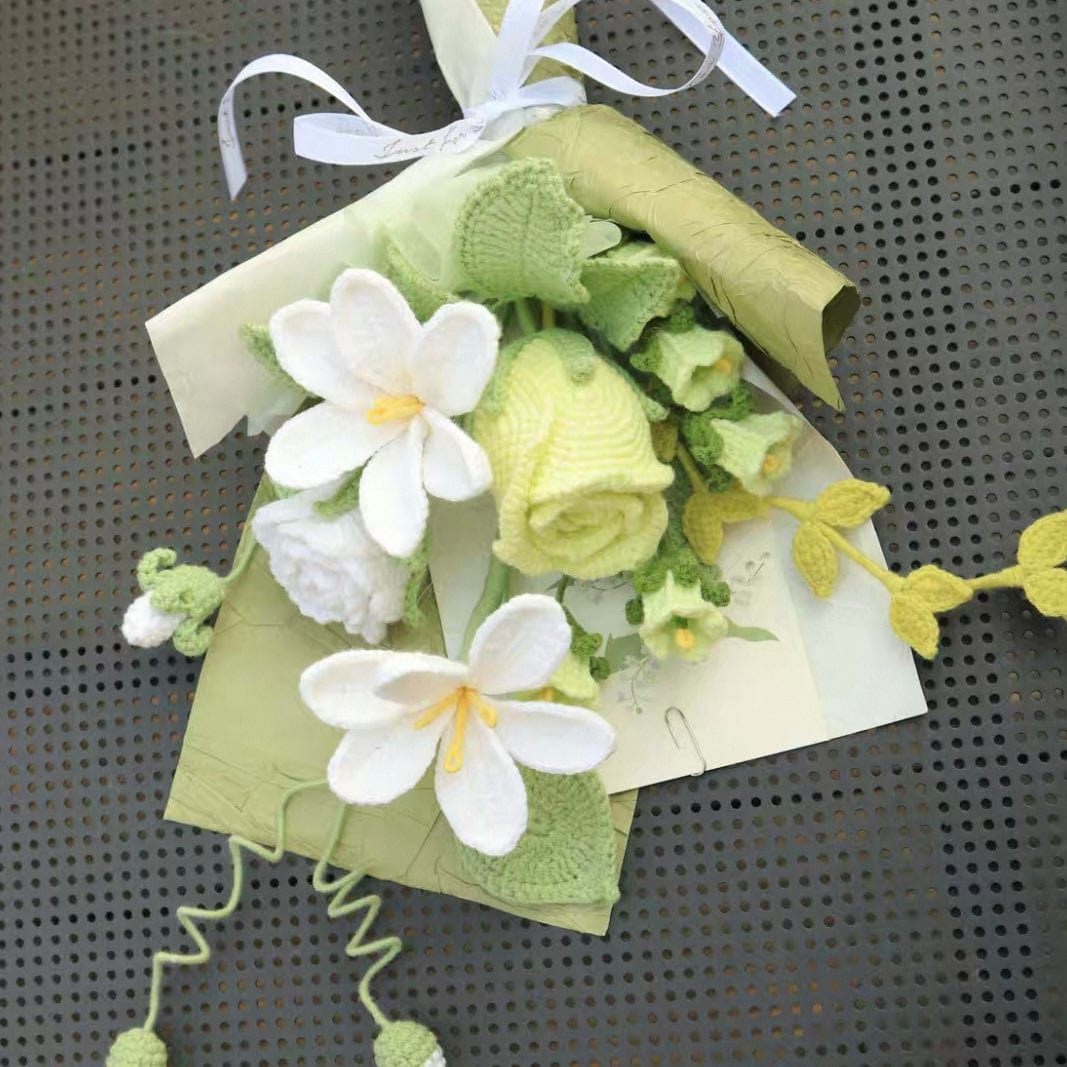 LayAura HANDMADE CROCHET FLOWER BOUQUET