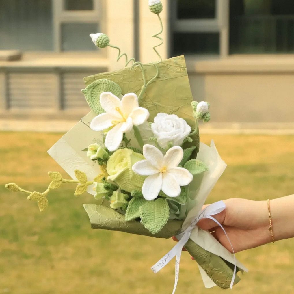 LayAura HANDMADE CROCHET FLOWER BOUQUET