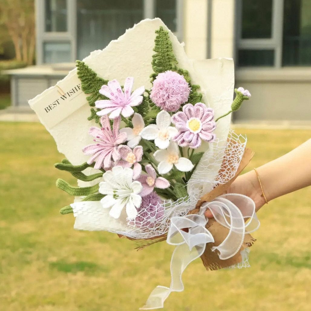 LayAura HANDMADE CROCHET FLOWER BOUQUET