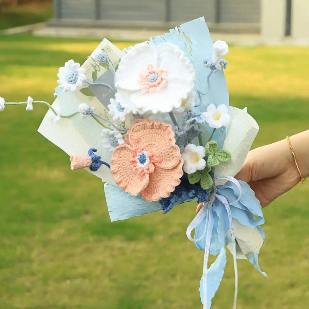 LayAura HANDMADE CROCHET FLOWER BOUQUET