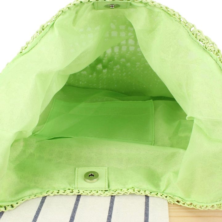 LayAura LARGE CAPACITY WOVEN BEACH TOTE BAG
