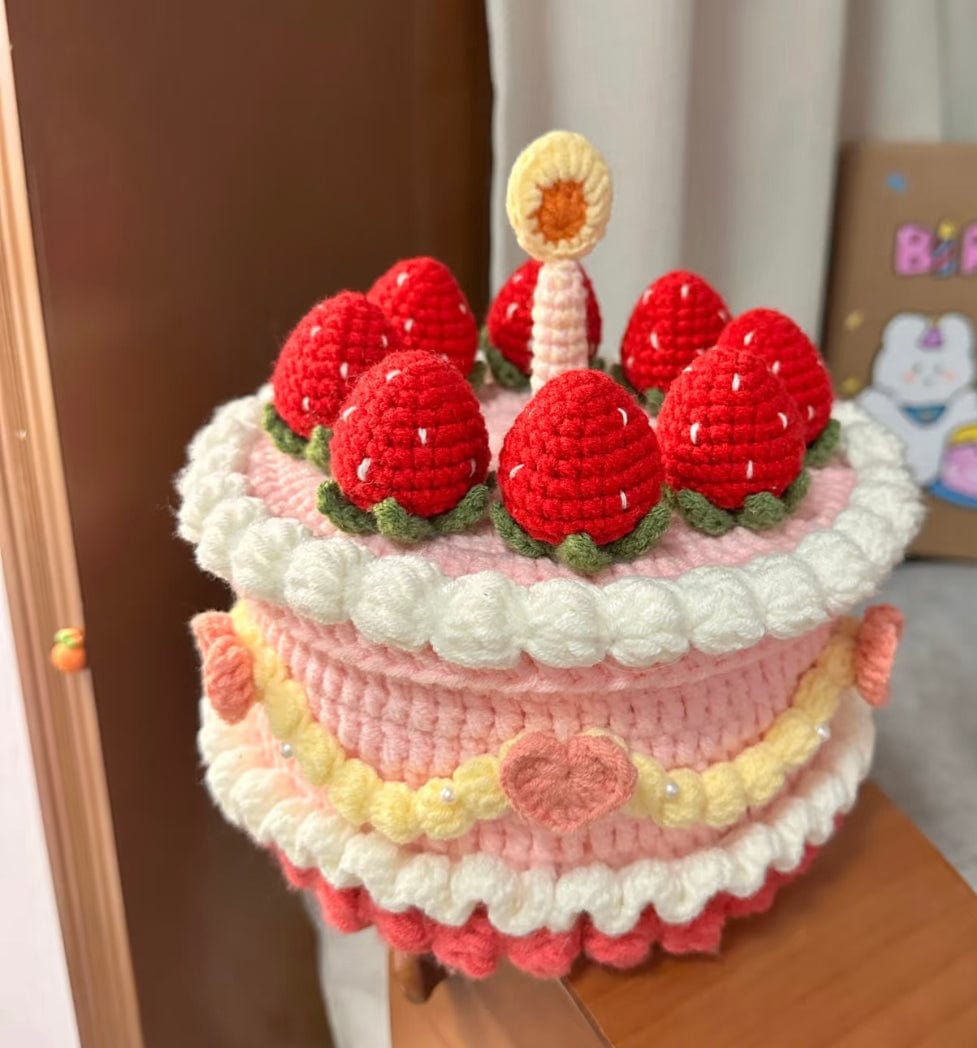 LayAura Standard design CROCHET CAKE STORAGE BOX