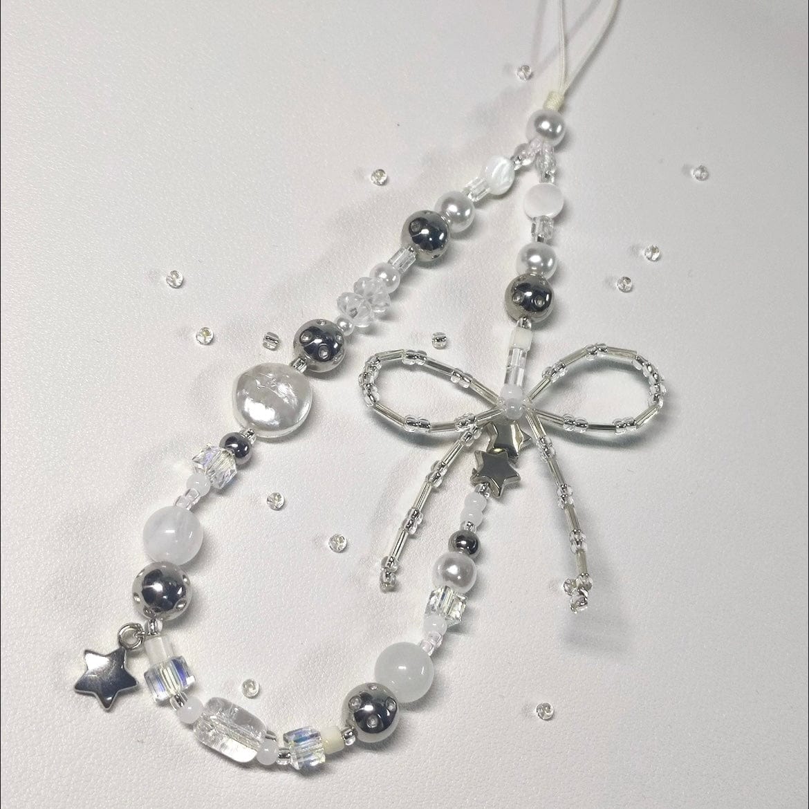 LayAura STARLIGHT CRYSTAL BEADED PHONE CHARM