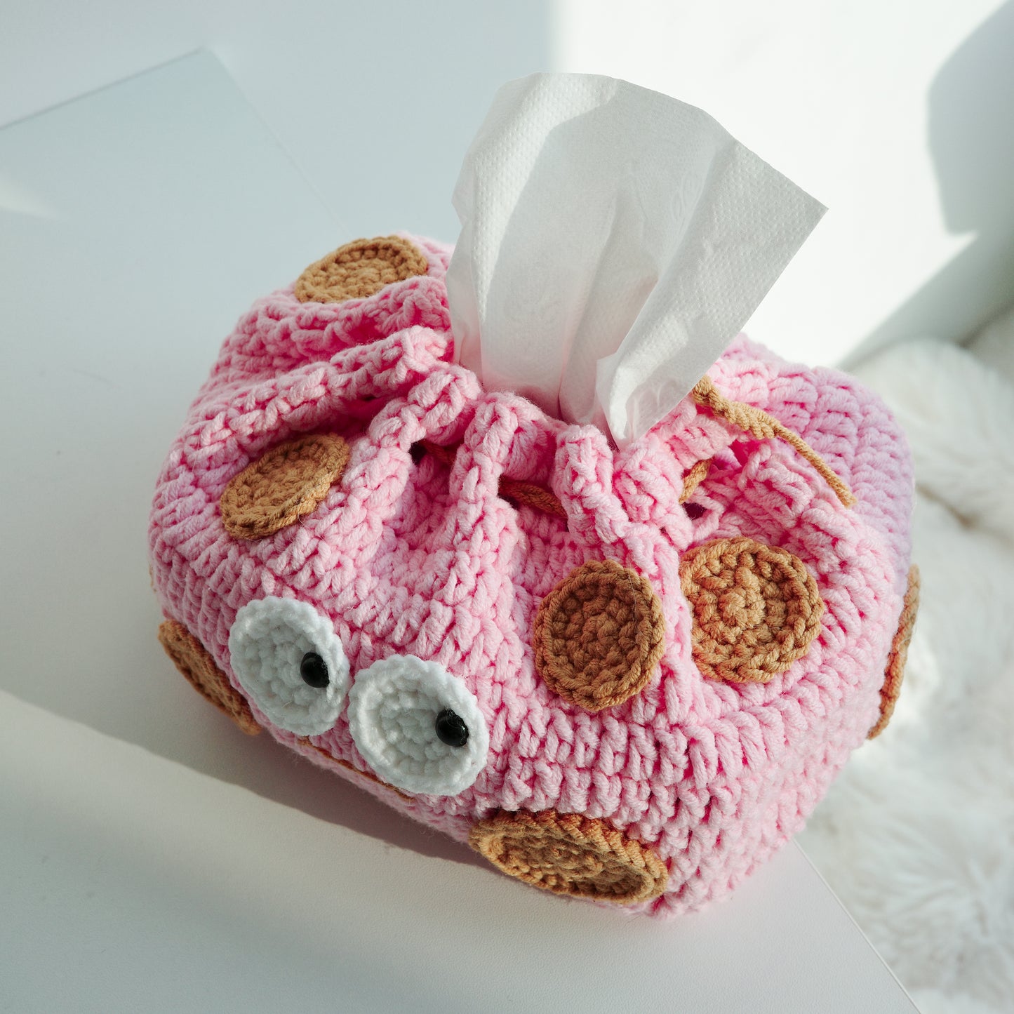 CUTE CROCHET TISSUE COVER