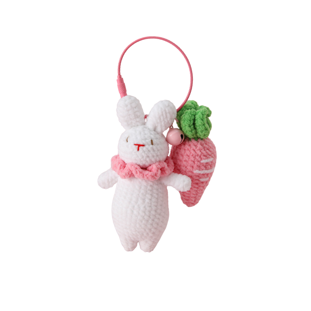 HANDMADE BUNNY KEYCHAIN