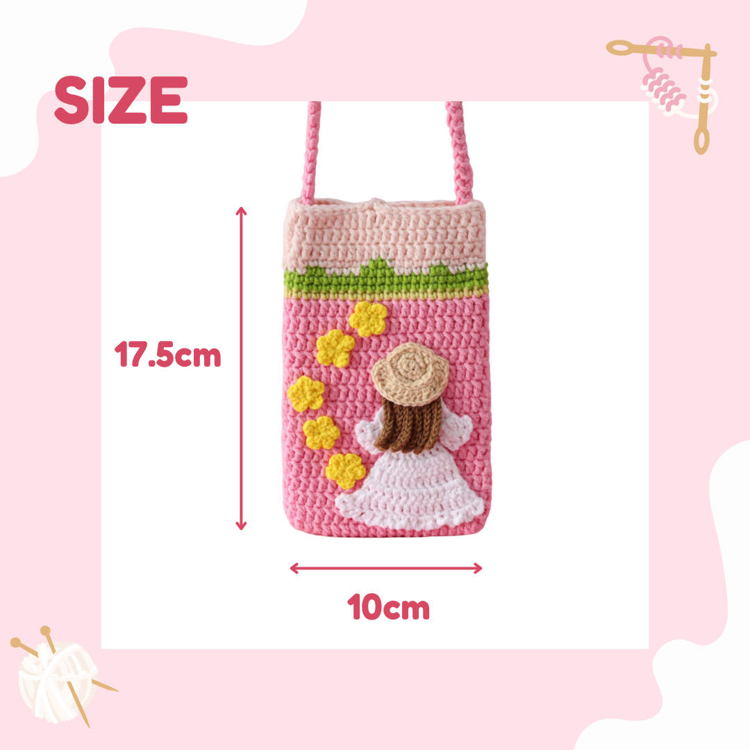 PASTORAL GIRL CROCHET  BAG