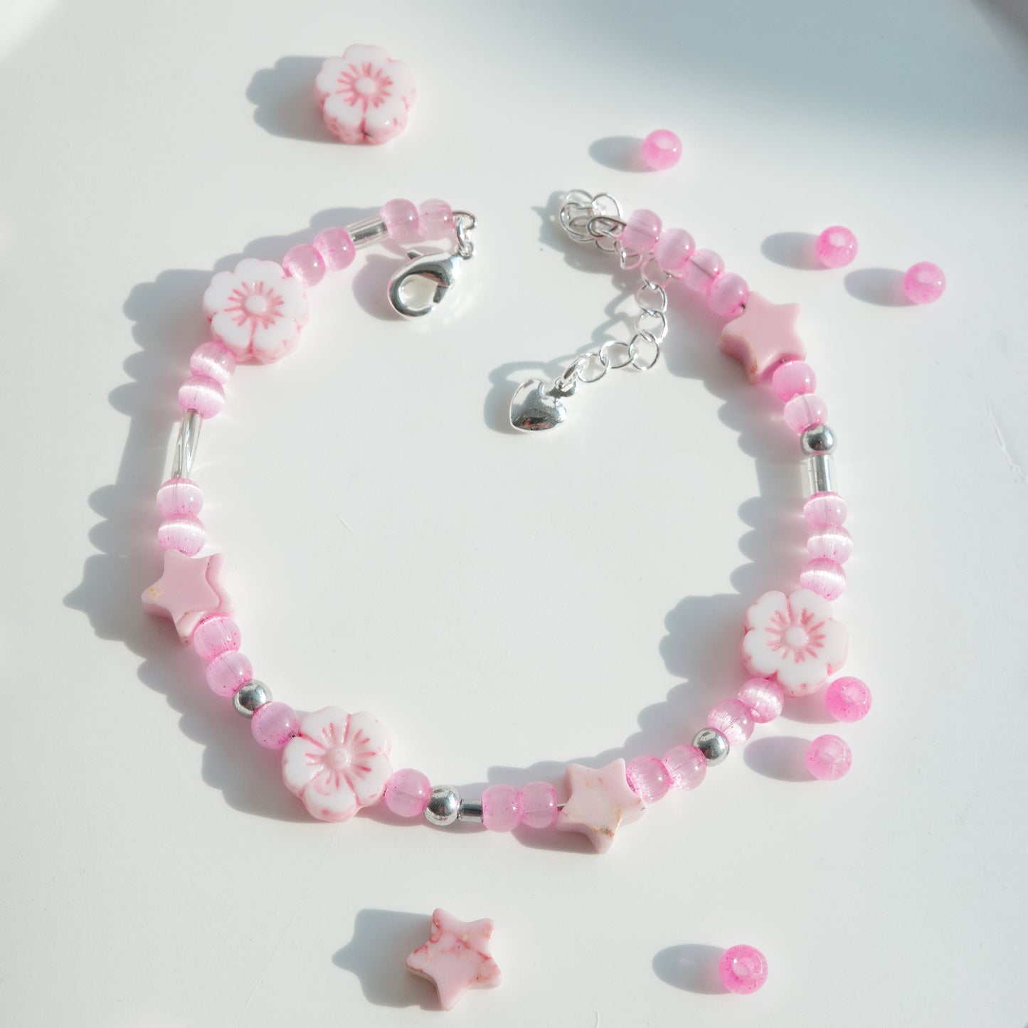 PINK BLOSSOM STAR BRACELET