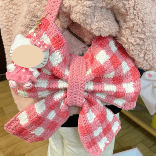 LayAura CROCHET BOW BAG 🎀