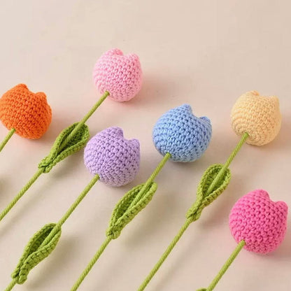 LayAura CROCHET TULIP FLOWER