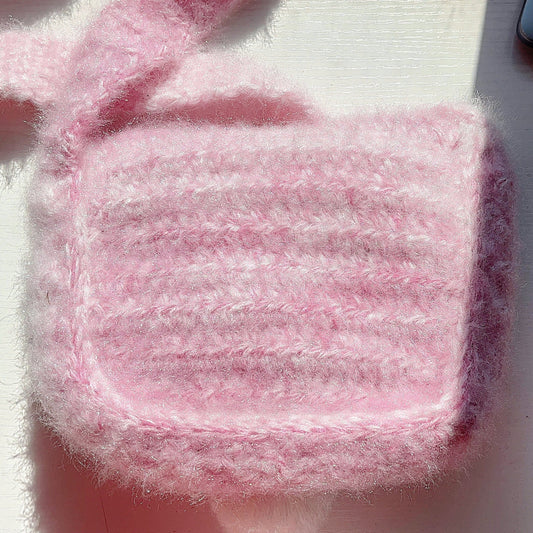 LayAura HANDMADE CROCHET BOW BAG