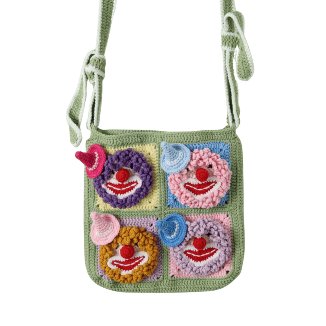 LayAura HANDMADE CROCHET CUTE SHOULDER BAG