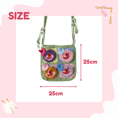 LayAura HANDMADE CROCHET CUTE SHOULDER BAG