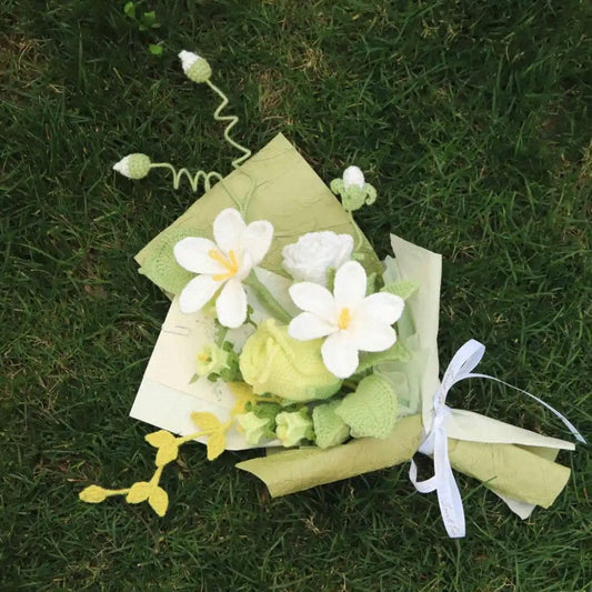 LayAura HANDMADE CROCHET FLOWER BOUQUET