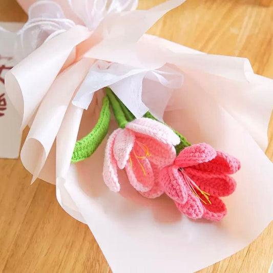 LayAura HANDMADE CROCHET FLOWER BOUQUET