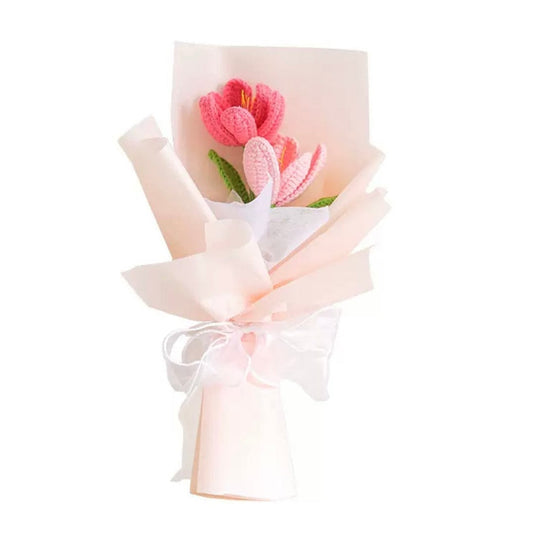 LayAura HANDMADE CROCHET FLOWER BOUQUET