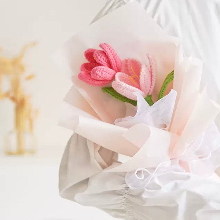 LayAura HANDMADE CROCHET FLOWER BOUQUET
