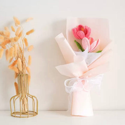 LayAura HANDMADE CROCHET FLOWER BOUQUET