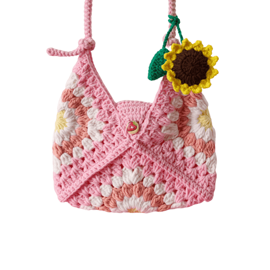 LayAura HANDMADE CROCHET PHONE BAG