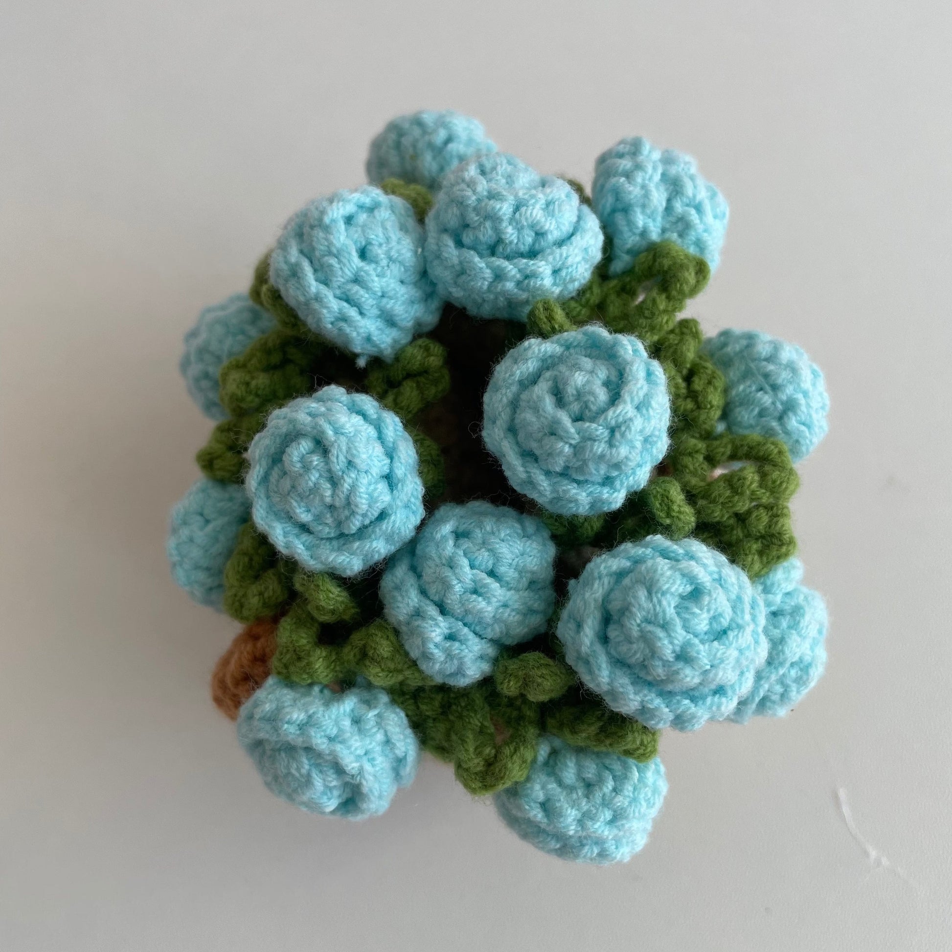 LayAura HANDMADE CROCHET ROSE COASTER BASKET – DECORATIVE & FUNCTIONAL