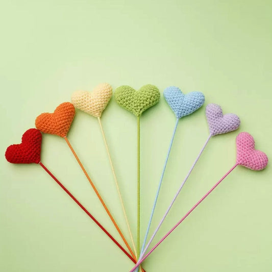 LayAura HEART CROCHET FLOWER