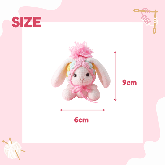 LayAura MINI LONG-EARED BUNNY PLUSH TOY