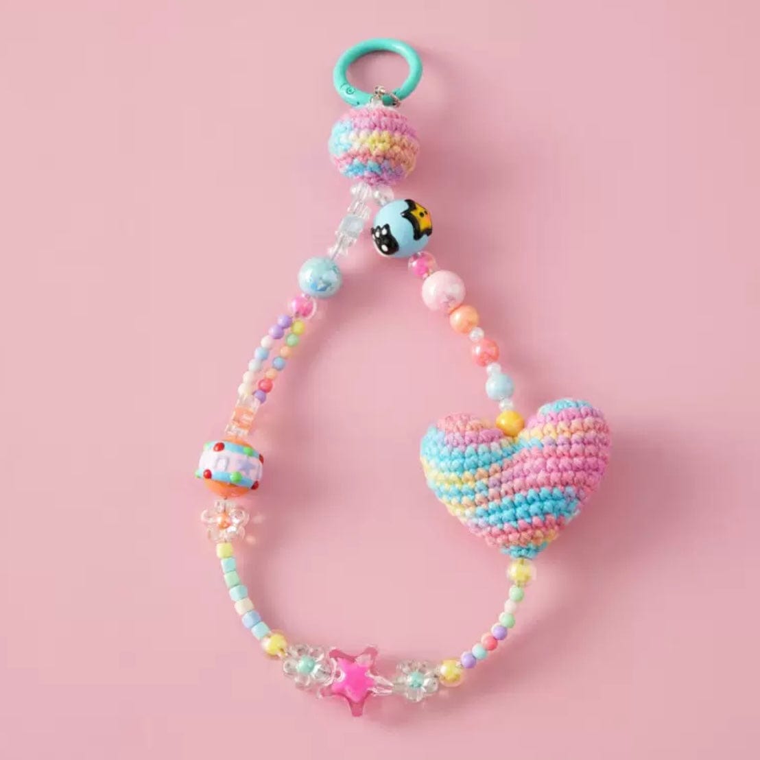 LayAura multicolor（random styles） 1PC RANDOM COLOR CROCHET PHONE CHARM