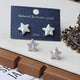 LayAura STAR-SHAPED PEARL EARRINGS